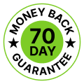 70 day guarantee logo